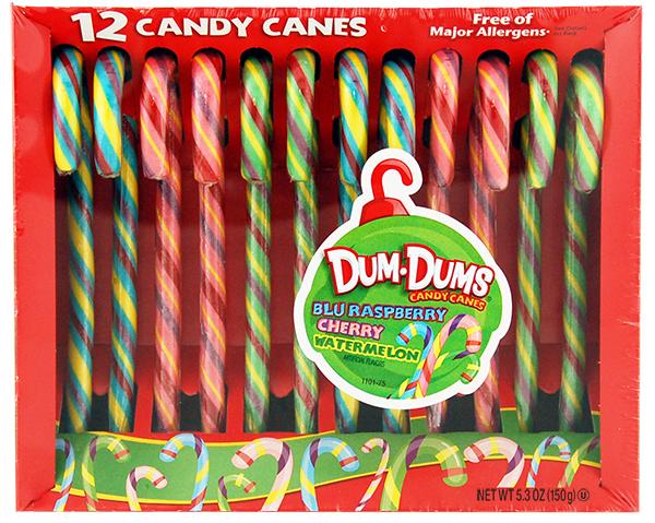 Flavored Candy Canes Spangler Dum Dums 5.3 Ounce 