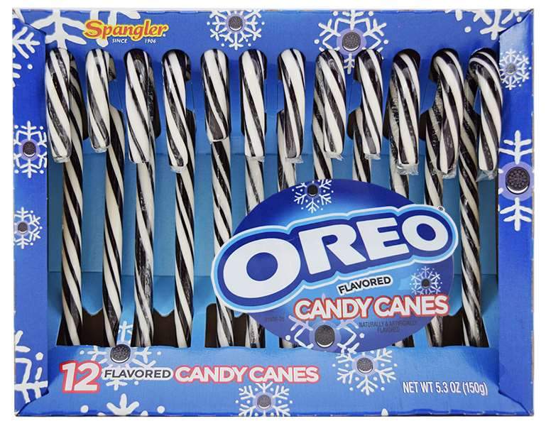 Flavored Candy Canes Spangler Oreo 5.3 Ounce 