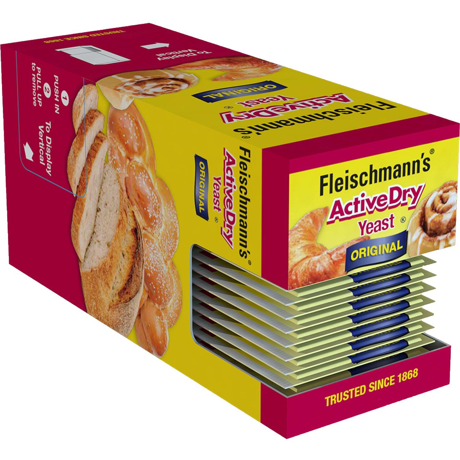 Fleischmann’s Baking Yeast Fleischmann’s Active Dry Yeast 0.75 Oz-20 Count 