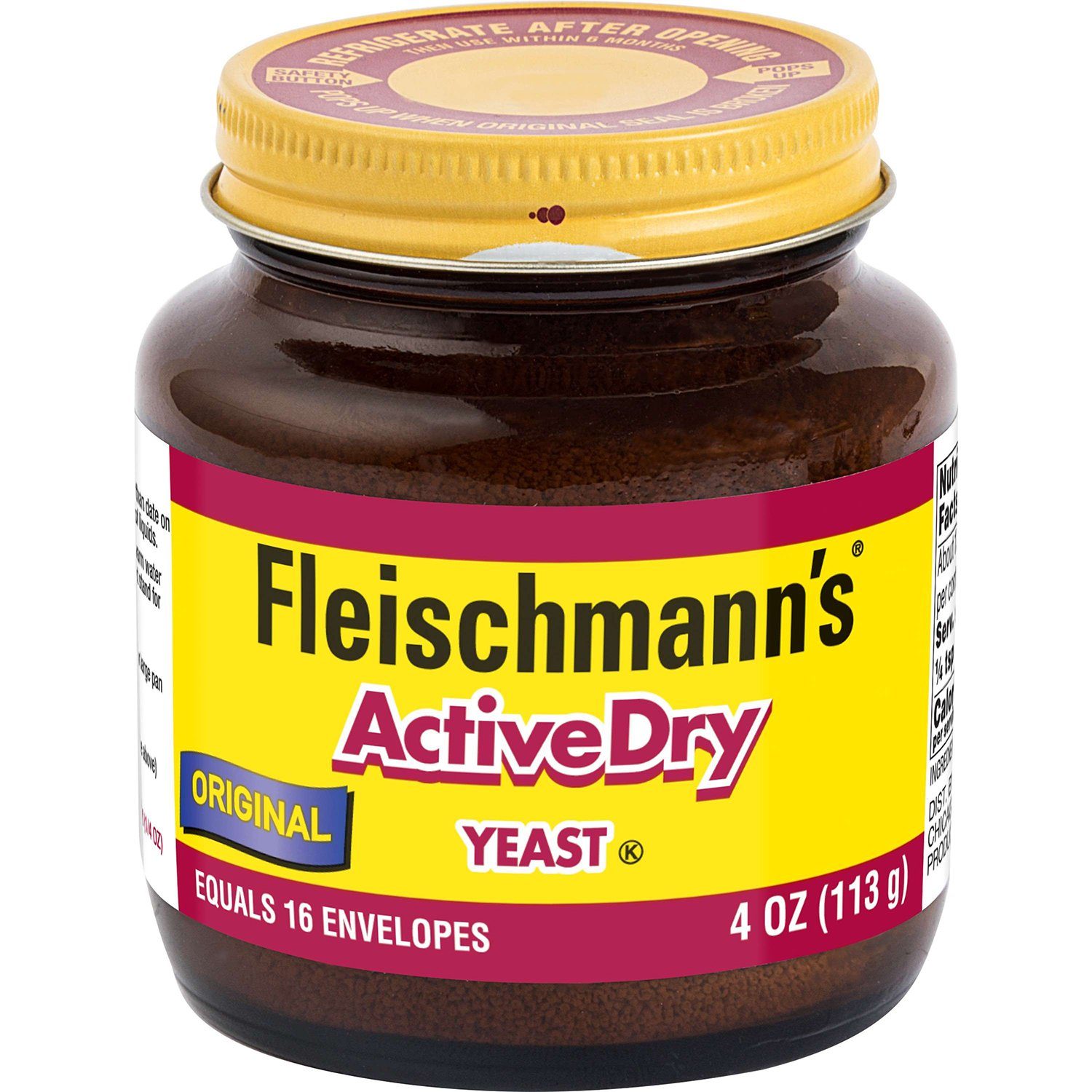 Fleischmann’s Baking Yeast Fleischmann’s Active Dry Yeast 4 Ounce 