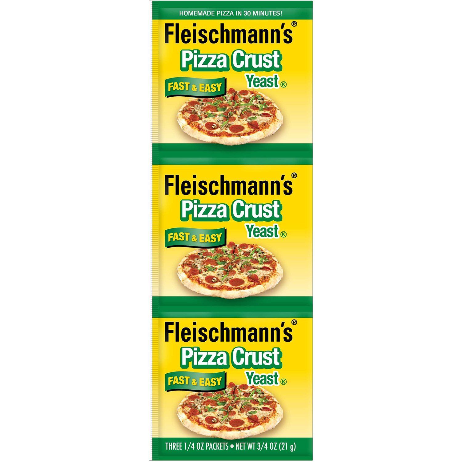 Fleischmann’s Baking Yeast Fleischmann’s Pizza Crust Yeast 0.75 Ounce 
