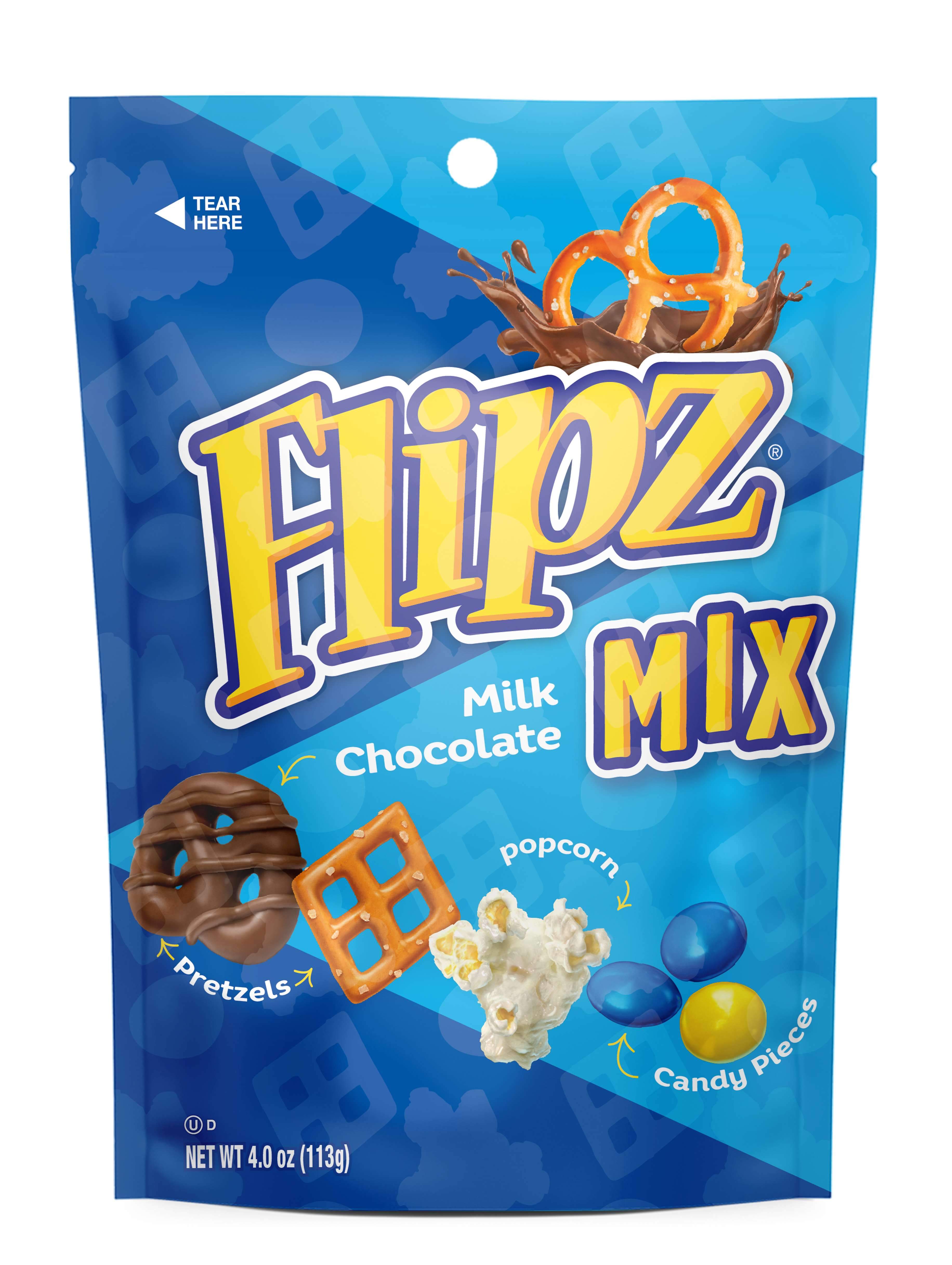 Flipz Chocolate Covered Pretzels Flipz FLIPZ Mix 4 Ounce 