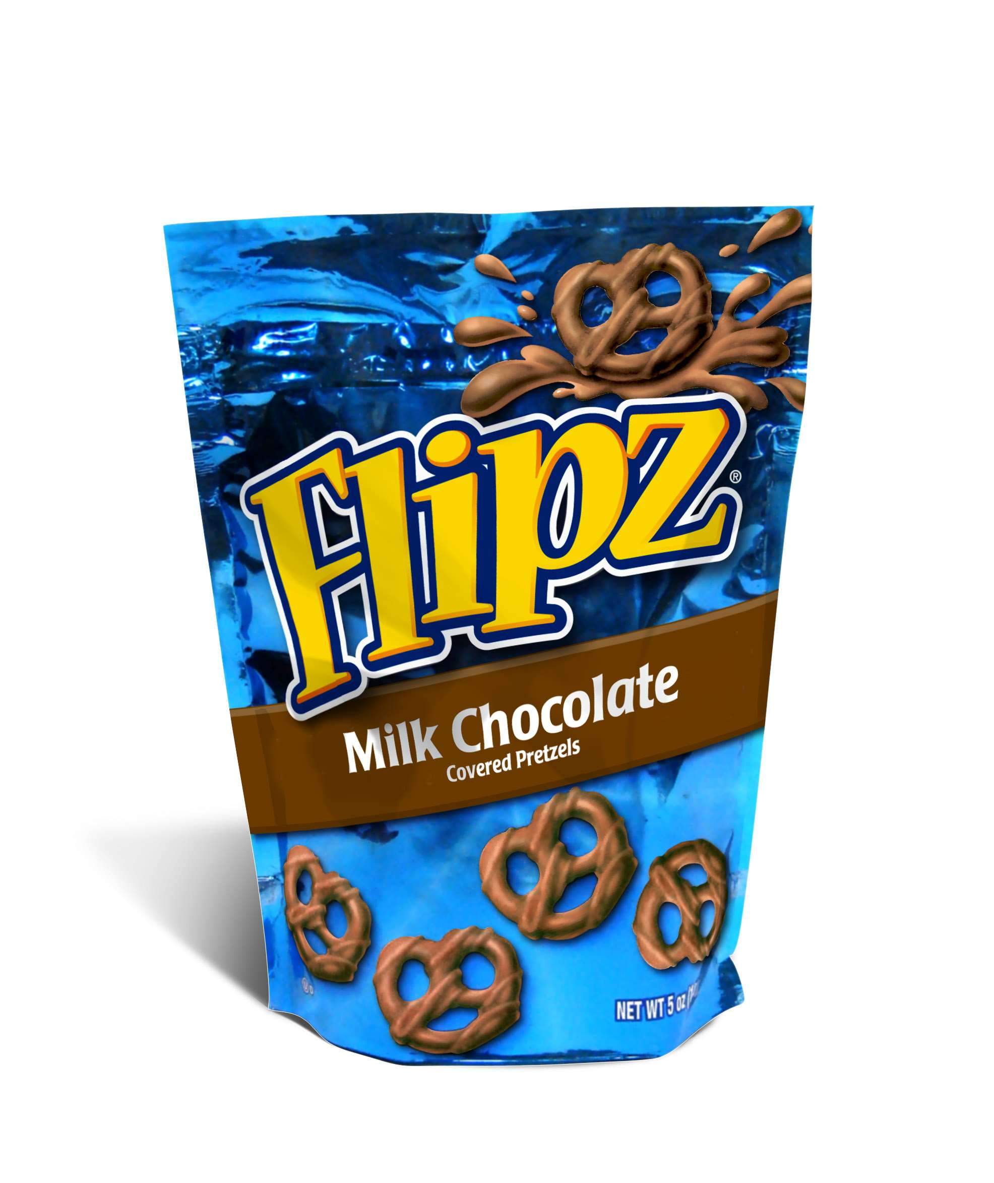 Flipz Chocolate Covered Pretzels Flipz Milk Chocolate 5 Ounce 