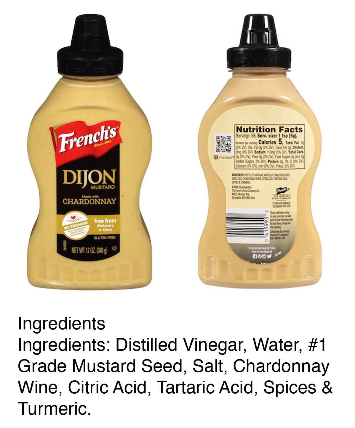 French's Mustard French's Dijon 12 Ounce 
