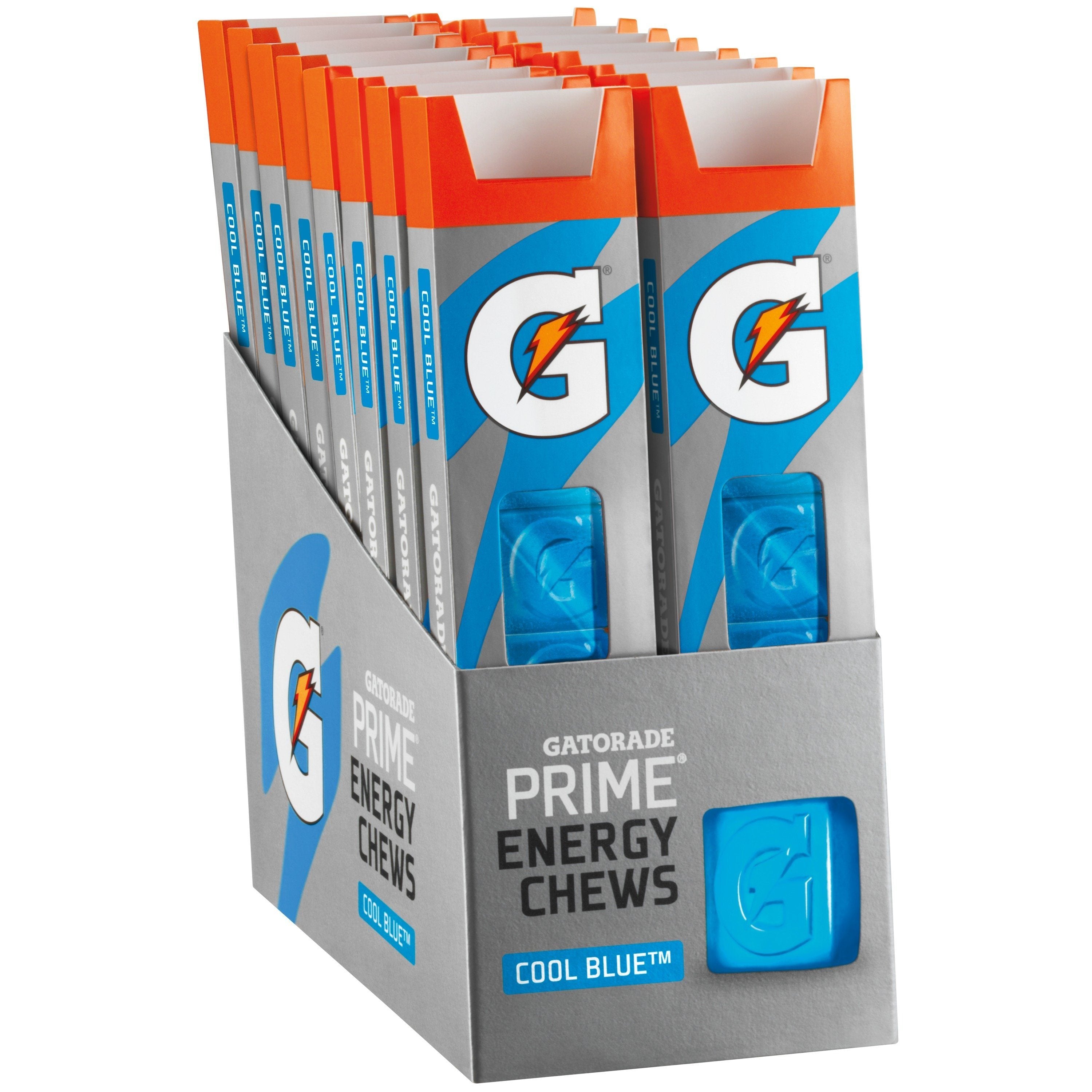 Gatorade Prime Energy Chews Gatorade Cool Blue 1 Oz-16 Count 