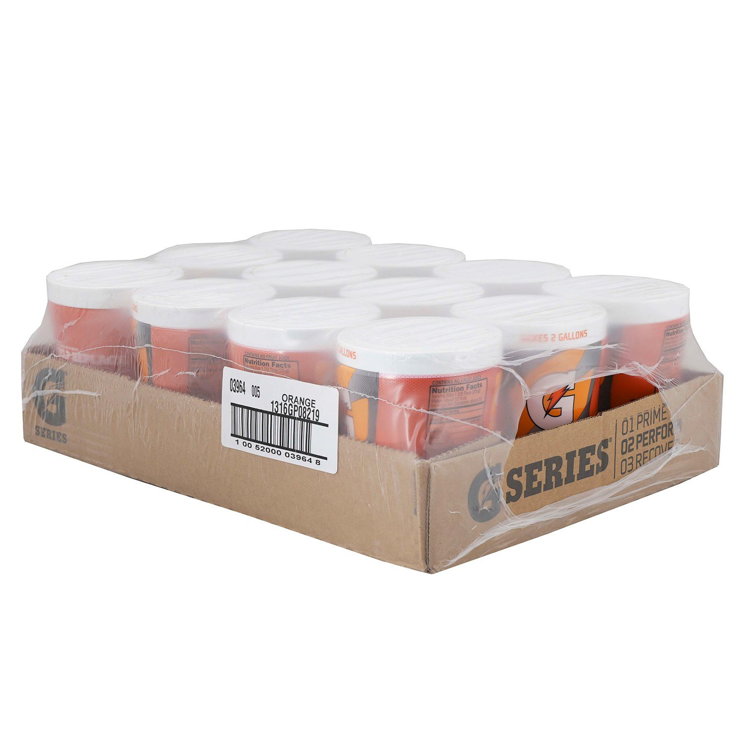 Gatorade Thirst Quencher Powder Packs Gatorade Orange 18.3 Oz-12 Count 