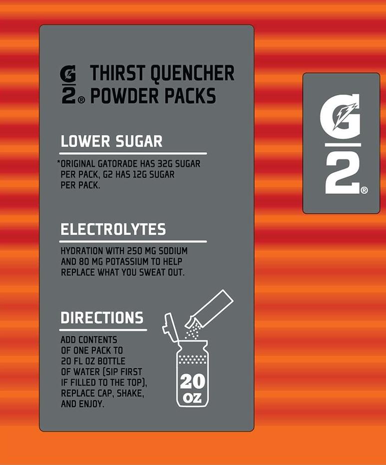 Gatorade Thirst Quencher Powder Packs (Lower Sugar) Gatorade 