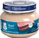 Gerber 2nd Foods Baby Food Gerber Beef and Gravy 2.5 Oz-10 Count 