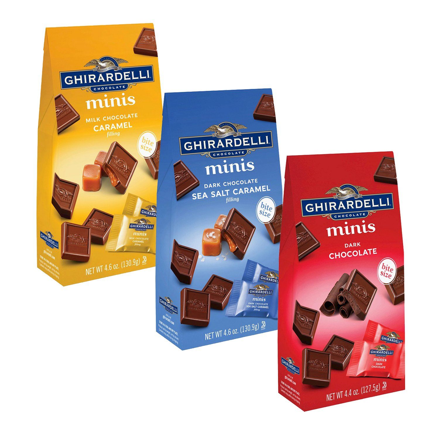 Ghirardelli Bite Size Minis Chocolate Meltable Ghirardelli 