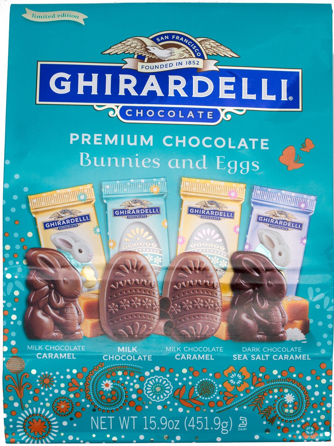 Ghirardelli Chocolate Bunnies and Eggs Ghirardelli Bunnies and Eggs 15.9 Ounce 
