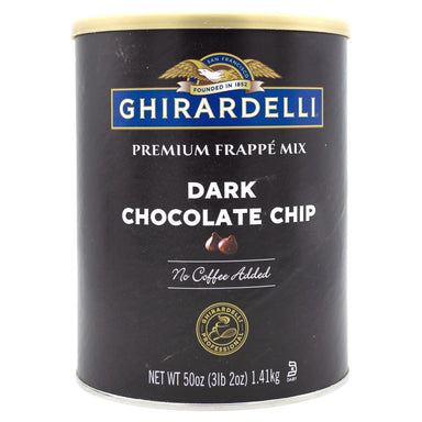 Ghirardelli Premium Frappé Mix Ghirardelli Dark Chocolate Chip 50 Ounce 