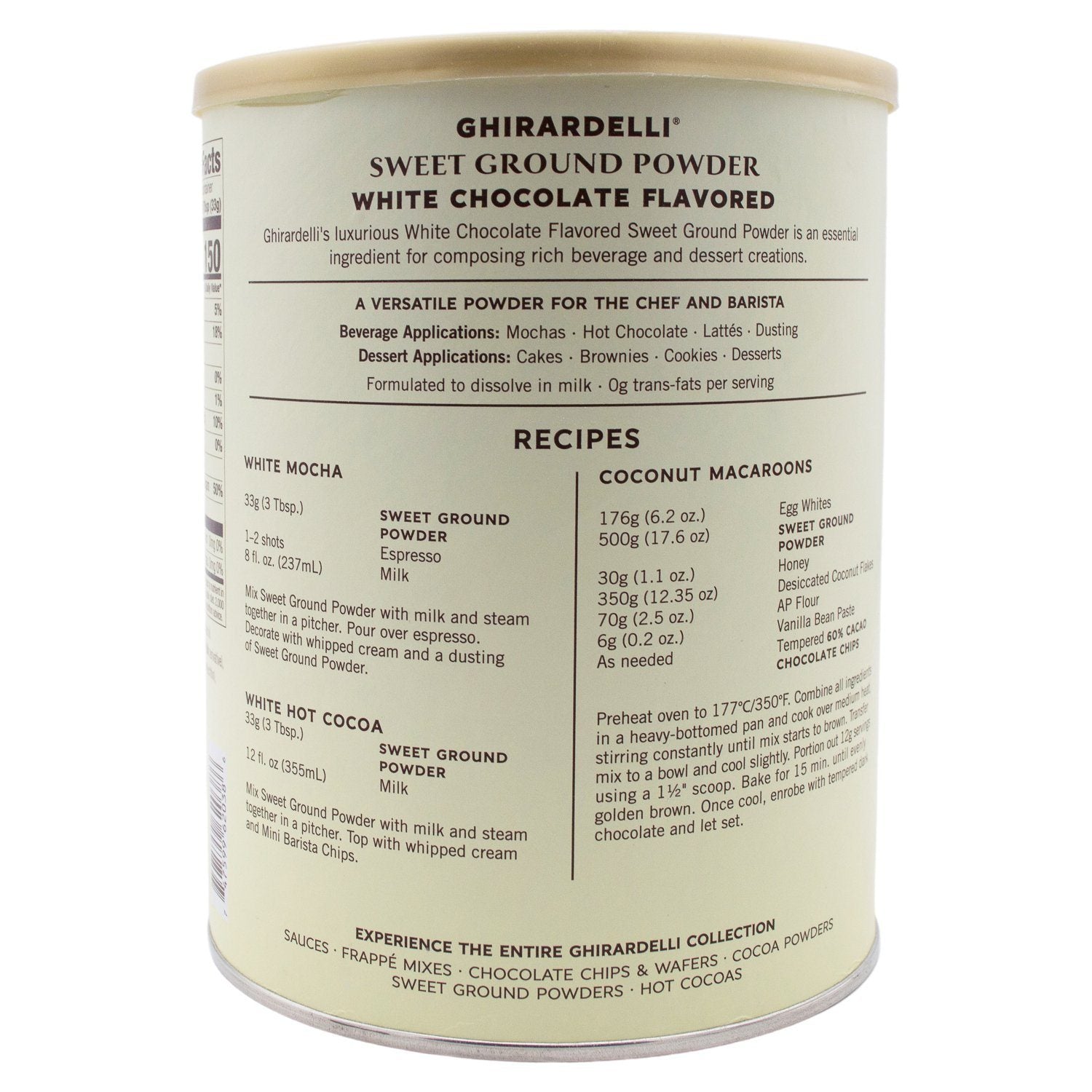 Ghirardelli Sweet Ground Chocolate & Cocoa Powder Ghirardelli Sweet Ground Chocolate & Cocoa Powder