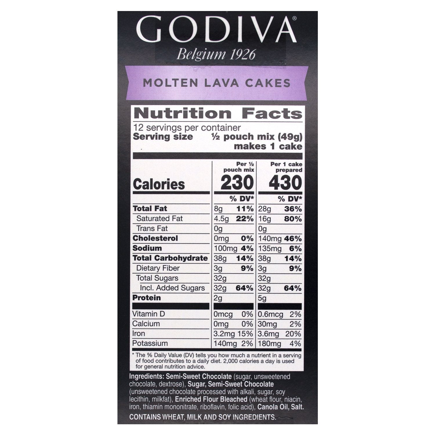 Godiva Baking Mixes Godiva 