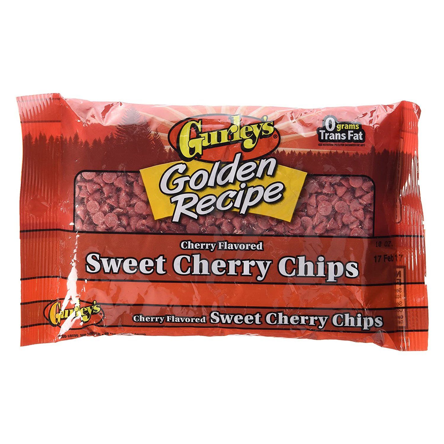 Gurley's Sweet Cherry Chips Meltable Gurley's Sweet Cherry Chips 10 Ounce 