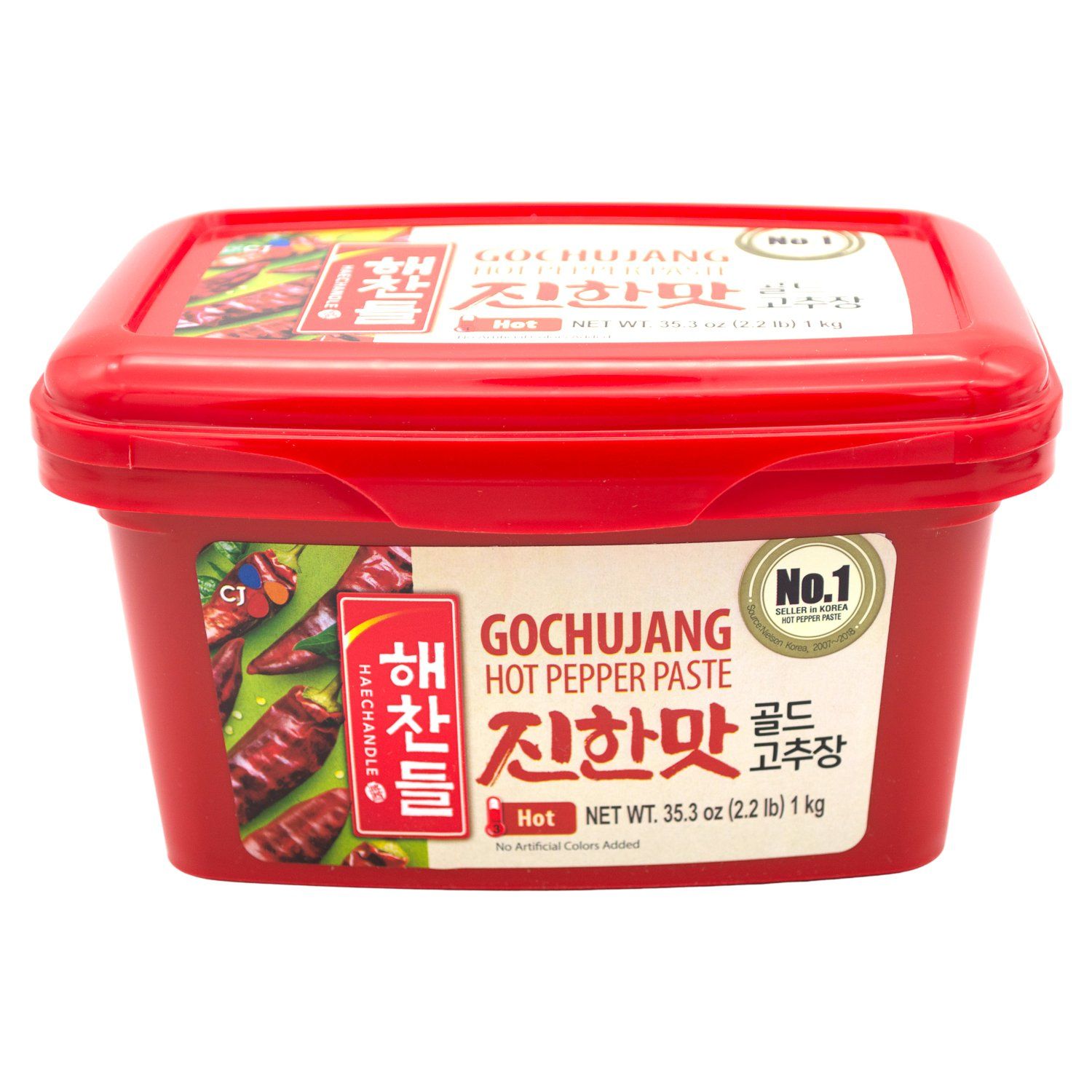 Haechandle Gochujang Hot Pepper Paste CJ Hot 35.3 Ounce 