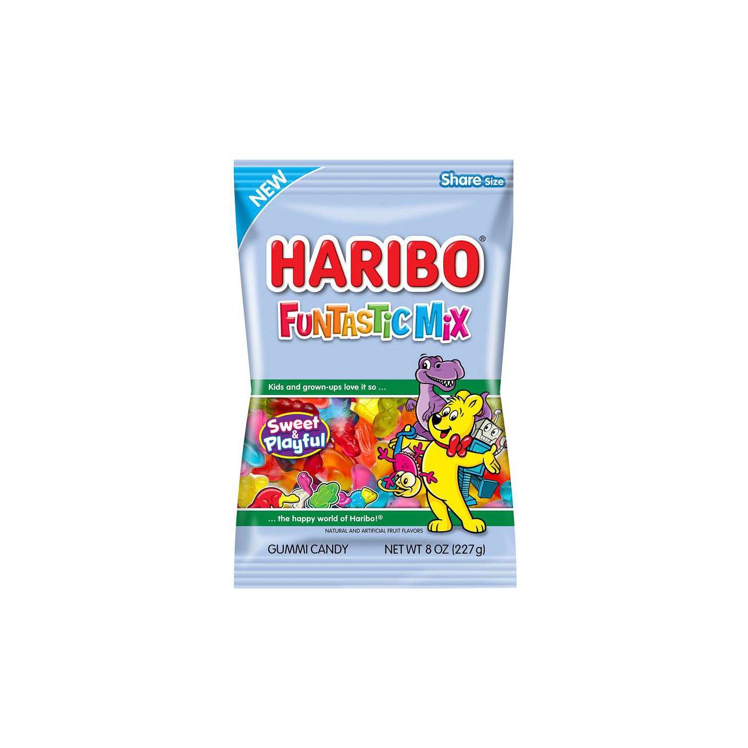 Haribo Gummi Candies Meltable Haribo Funtastic Mix 8 Ounce 