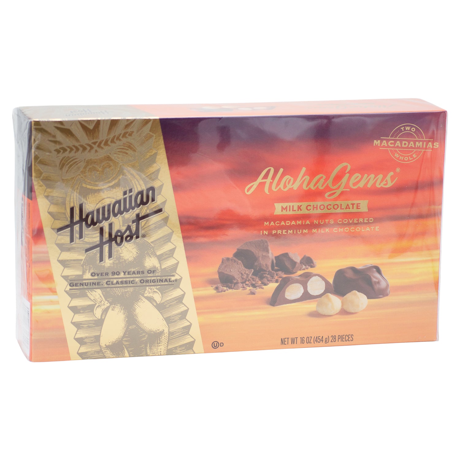 Hawaiian Host AlohaGems Meltable Hawaiian Host Milk Chocolate 16 Ounce 