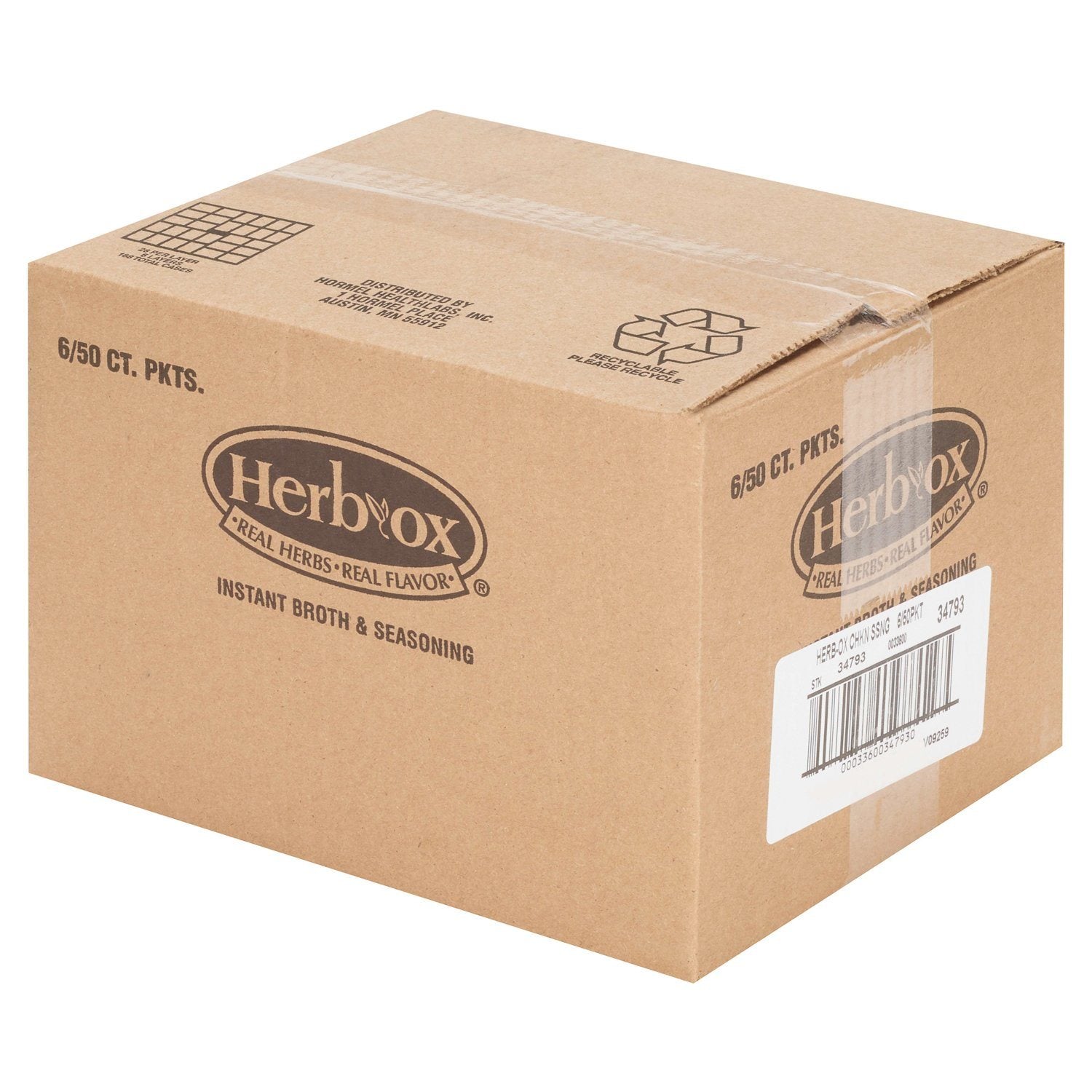 Herb-Ox Granulated Bouillon Herb-Ox Chicken 50 Pt-6 Count 