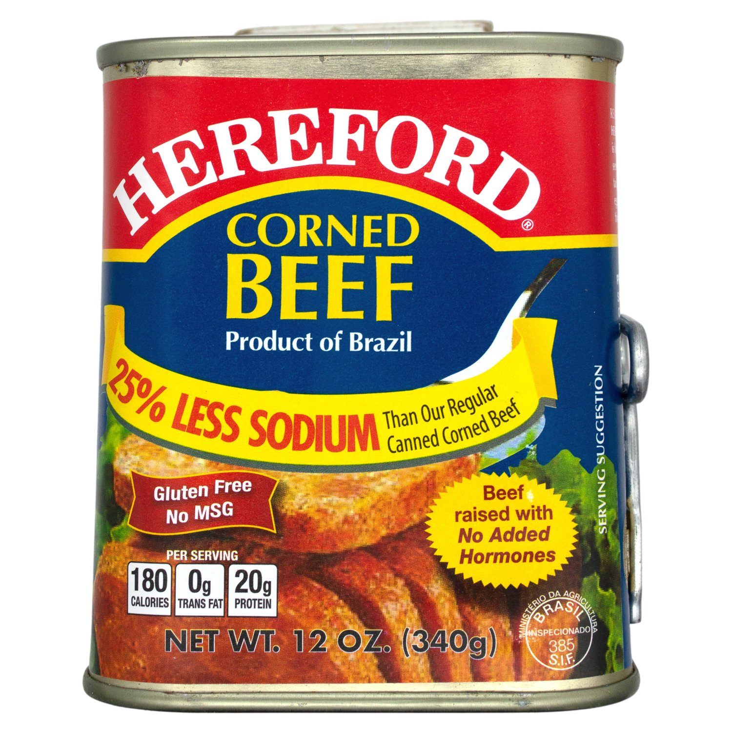 Hereford Corned Beef Hereford Less Sodium 12 Ounce 