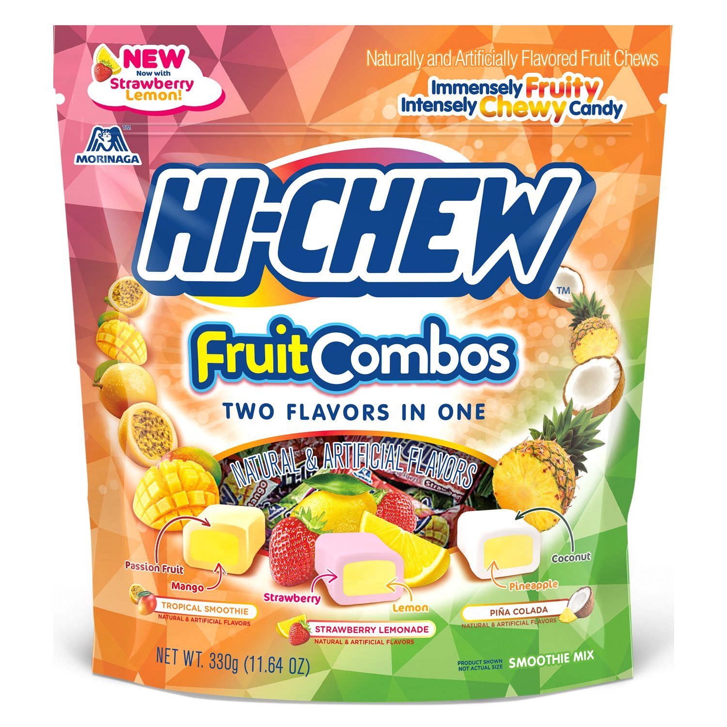 Hi-Chew Fruit Chews Morinaga Fruit Combos 11.65 Ounce 