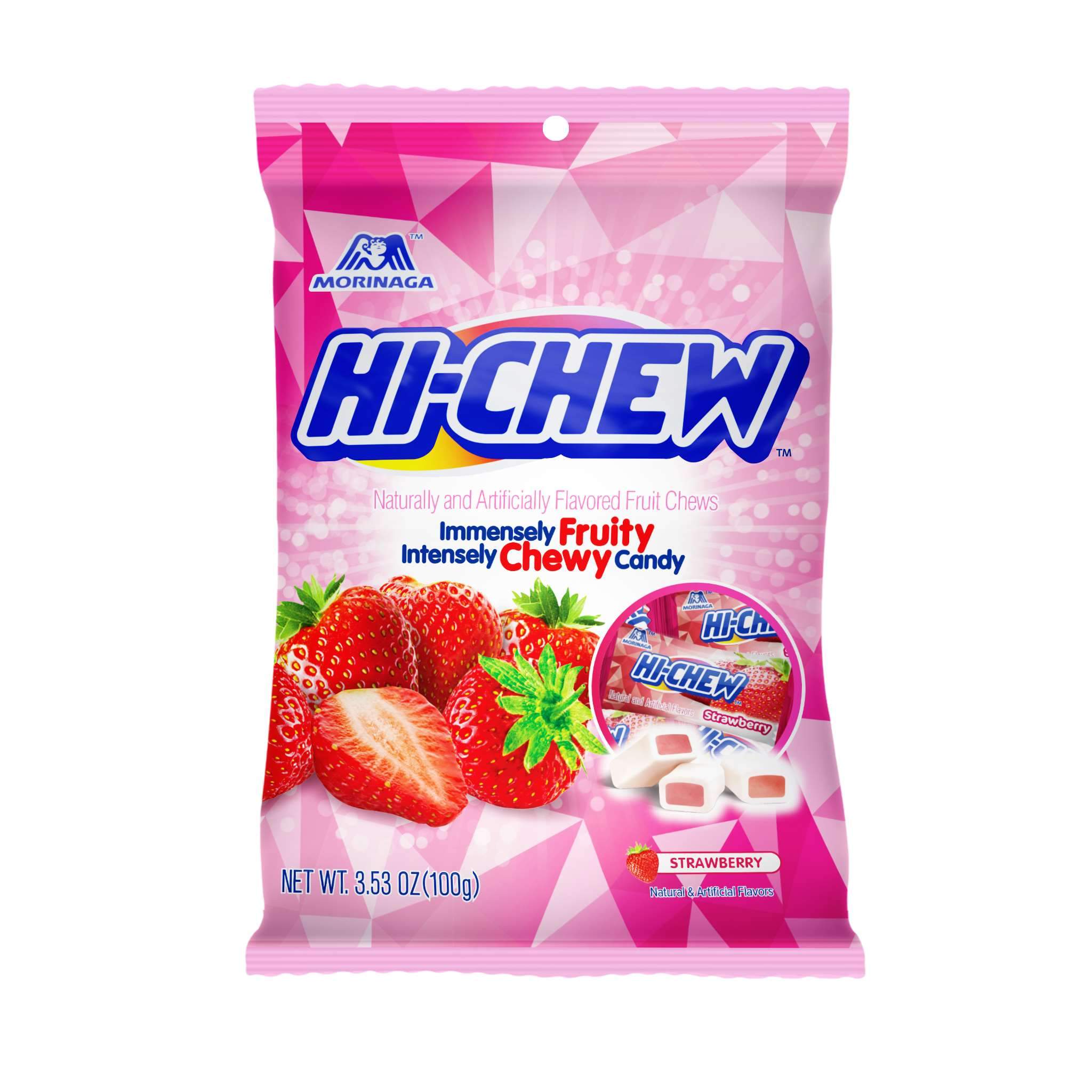 Hi-Chew Fruit Chews Morinaga Strawberry 3.53 Ounce 