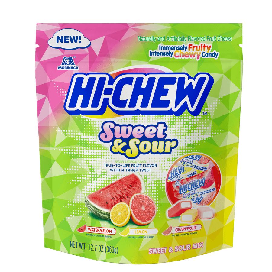 Hi-Chew Fruit Chews Morinaga Sweet & Sour 12.7 Ounce 
