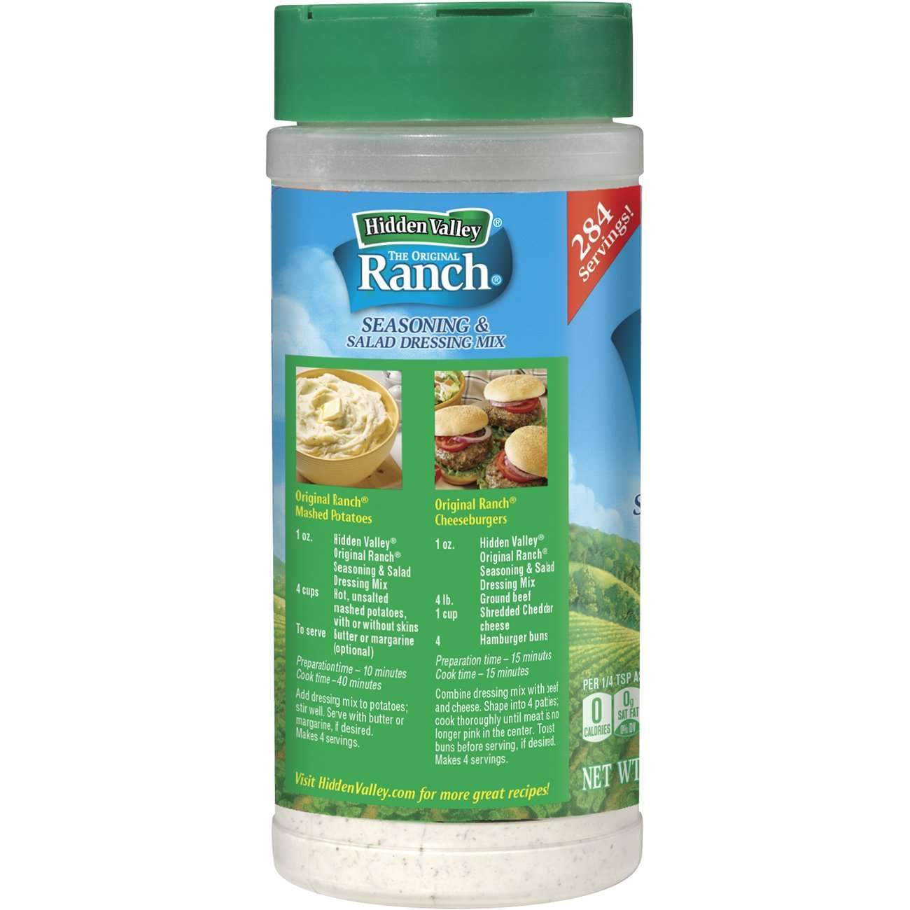 Hidden Valley Ranch Seasoning & Salad Dressing Mix Shaker Snackathon Foods Hidden Valley Ranch Seasoning & Salad Dressing Mix Shaker Snackathon Foods
