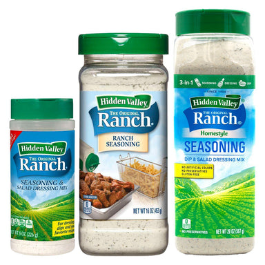 Hidden Valley Ranch Dressing Shaker Container Mixer 16 Oz USA w Recipe and  WHEEL