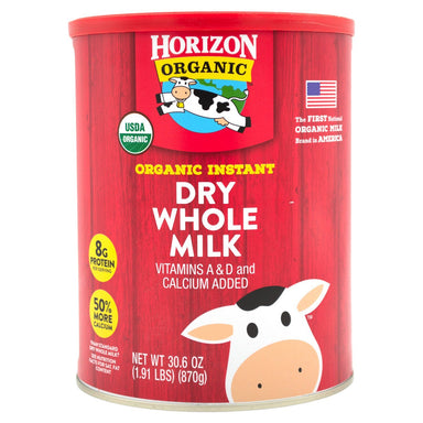 Horizon Organic Instant Dry Whole Milk Horizon Organic Original 30.6 Ounce 