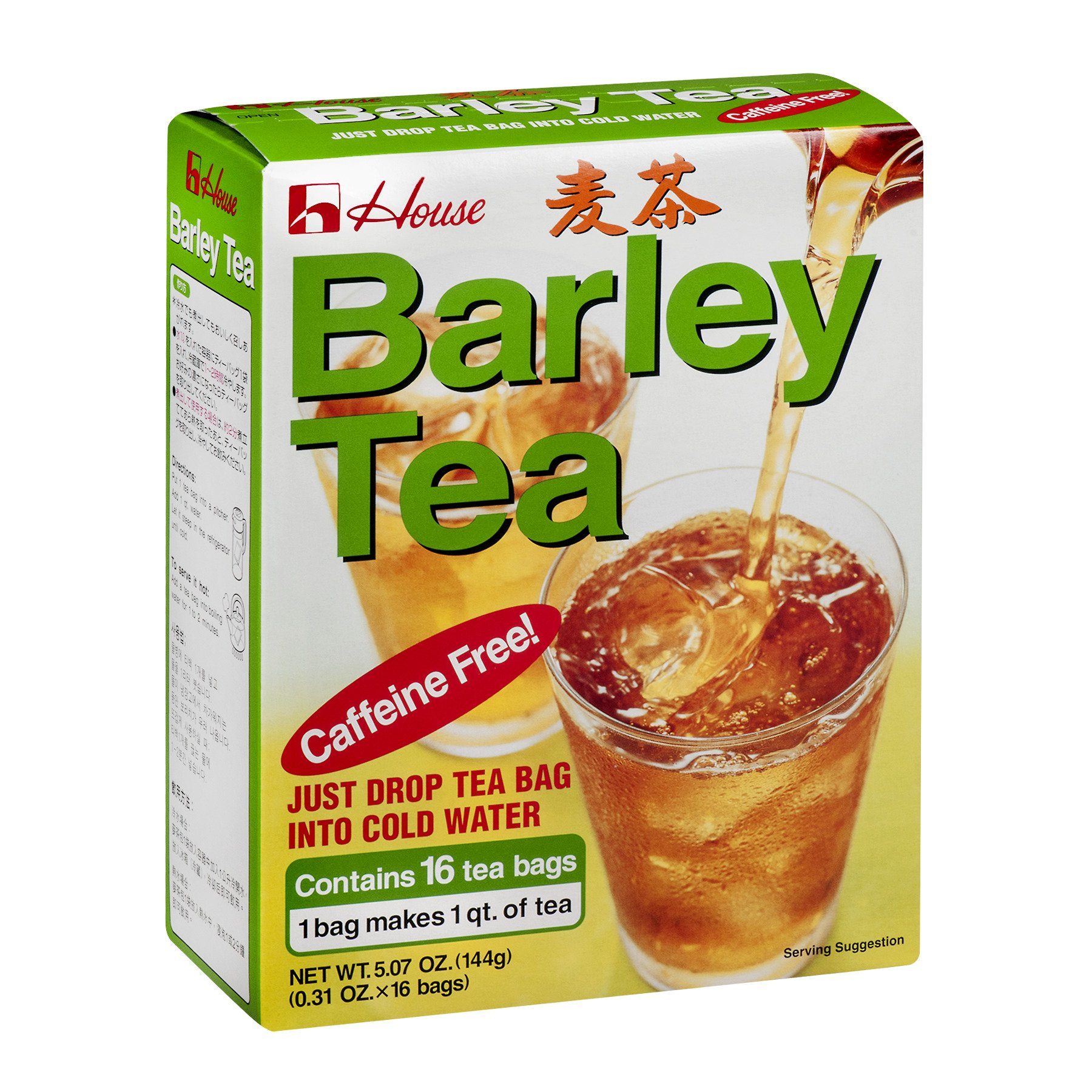 House Barley Tea House Foods 16 Tea Bags 