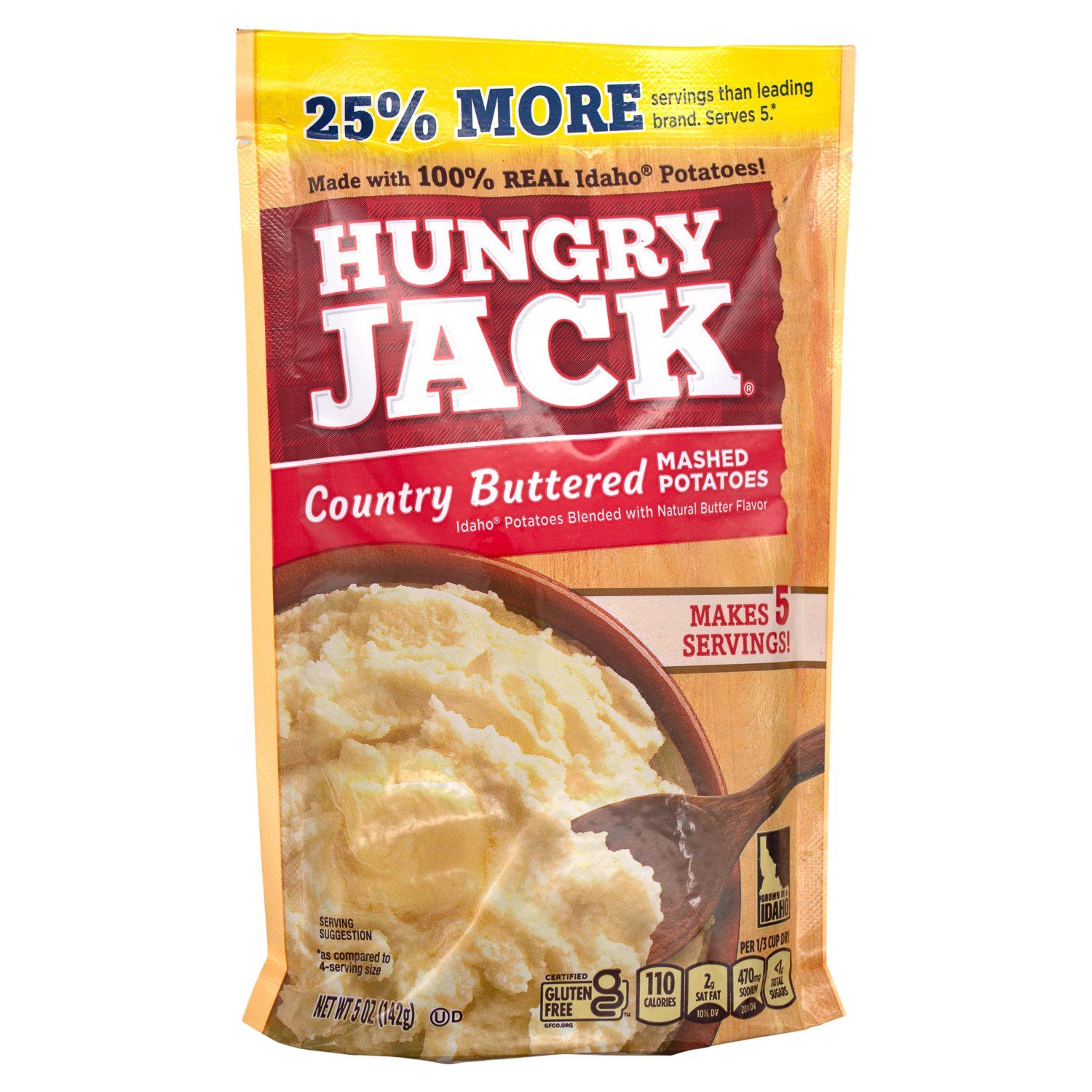 Hungry Jack Mashed Potatoes Hungry Jack Country Buttered 5 Ounce 