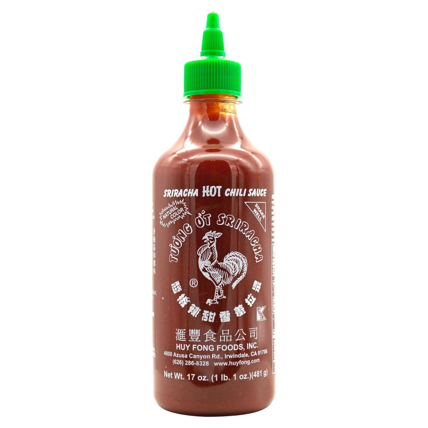 Huy Fong Sriracha Chili Sauce Huy Fong Original 17 Ounce 