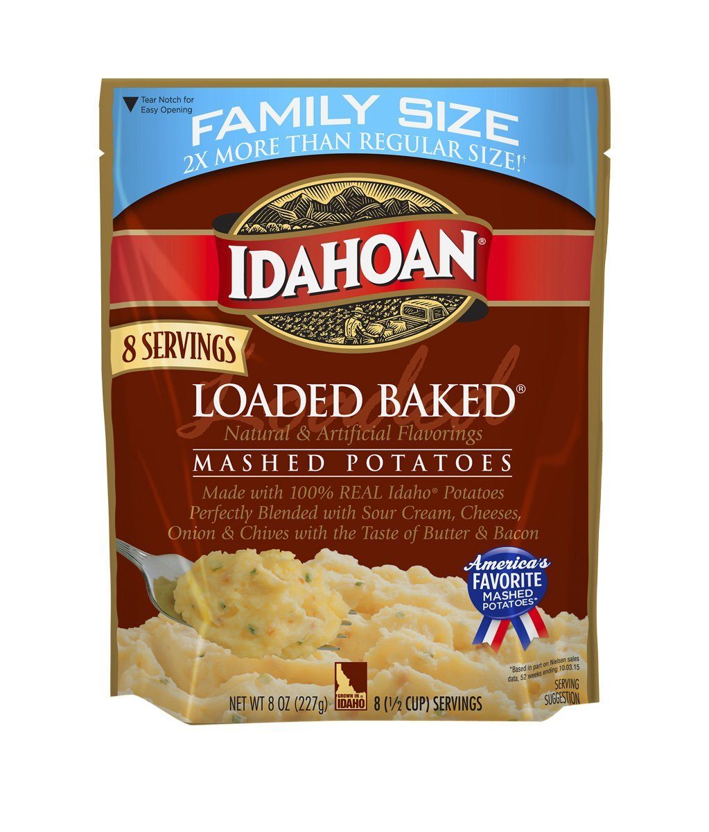 Idahoan Mashed Potatoes Idahoan Loaded Baked 8 Ounce 