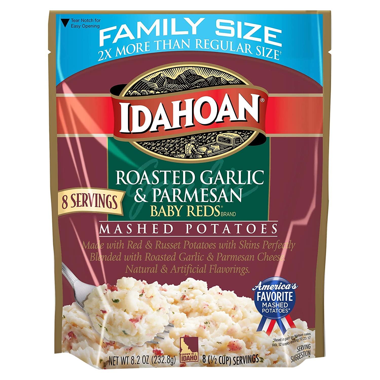 Idahoan Mashed Potatoes Idahoan Roasted Garlic & Parmesan 8 Ounce 