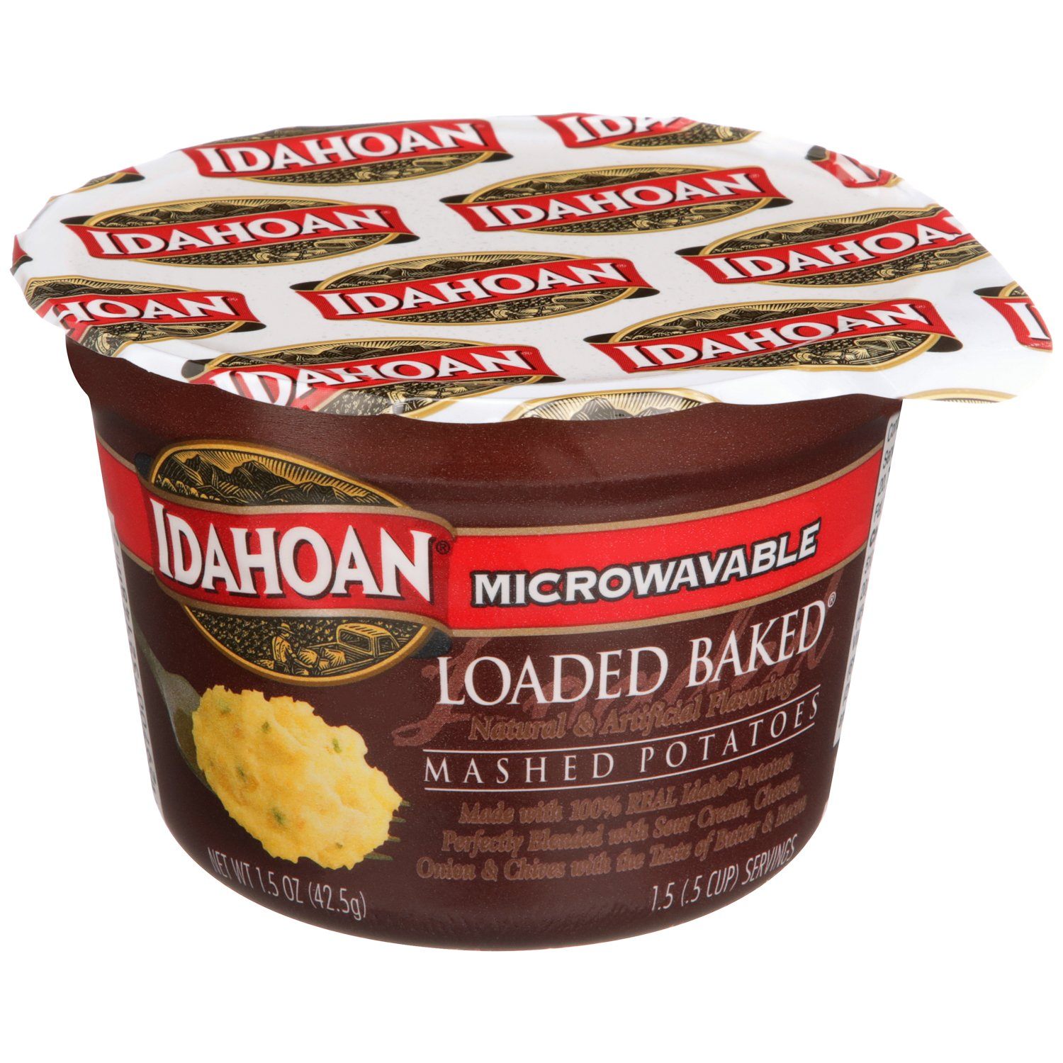 Idahoan Microwavable Mashed Potatos Idahoan Loaded Baked 1.5 Ounce 