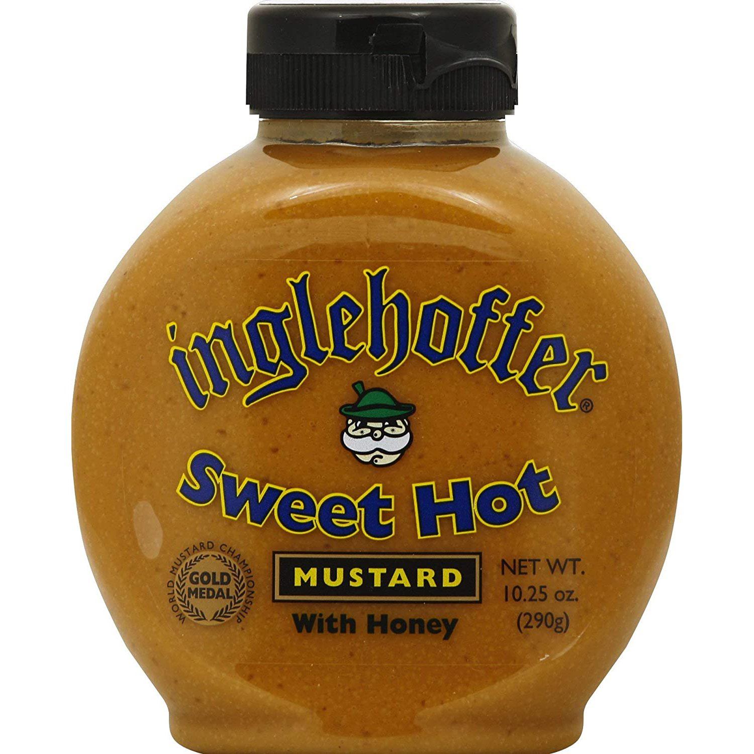 Inglehoffer Mustard Beaverton Foods Sweet Hot with Honey 10.25 Ounce 