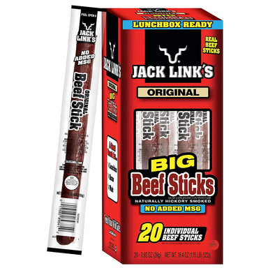 Jack Link's Beef Sticks Jack Link's Original 0.92 Oz-20 Count 