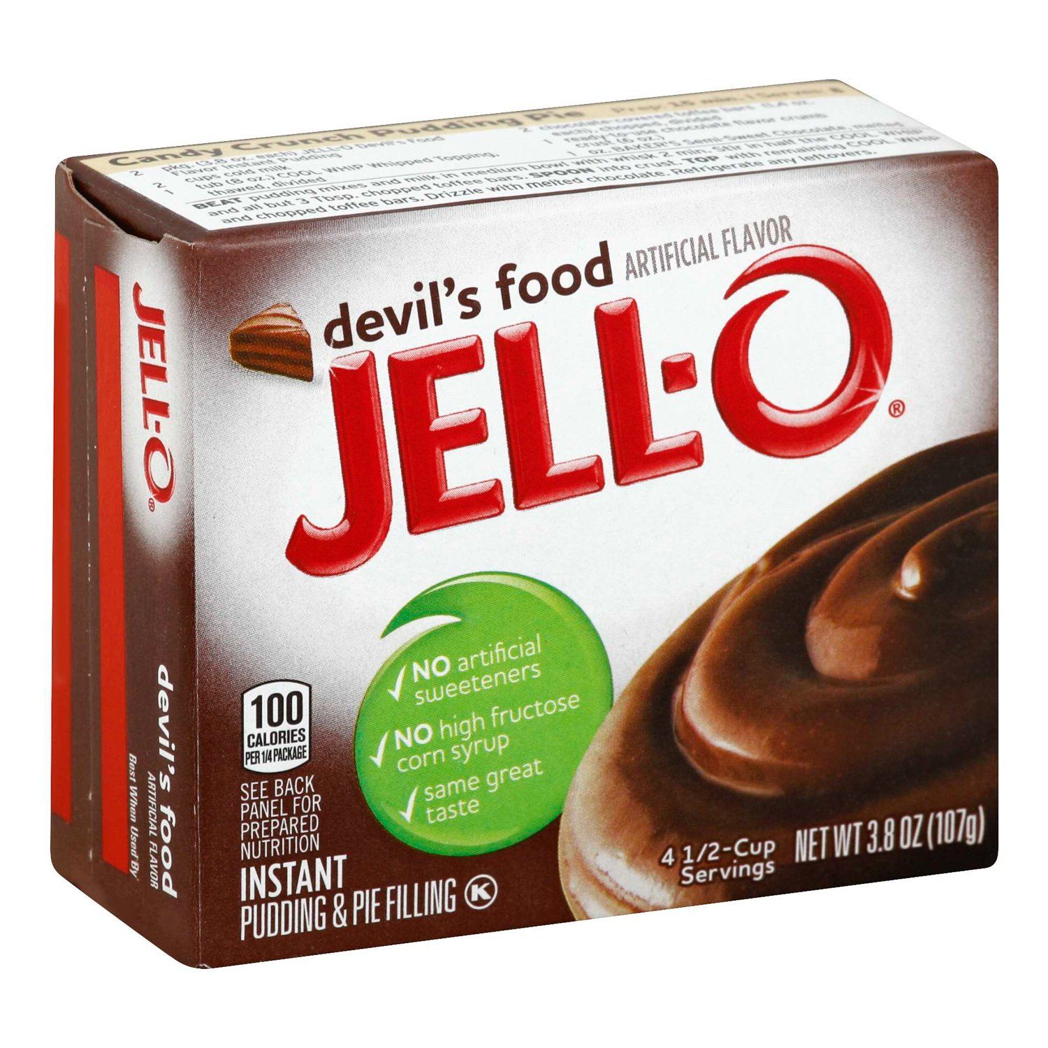 Jell-O Instant Pudding & Pie Filling Mixes Jell-O Devil's Food 3.8 Ounce 