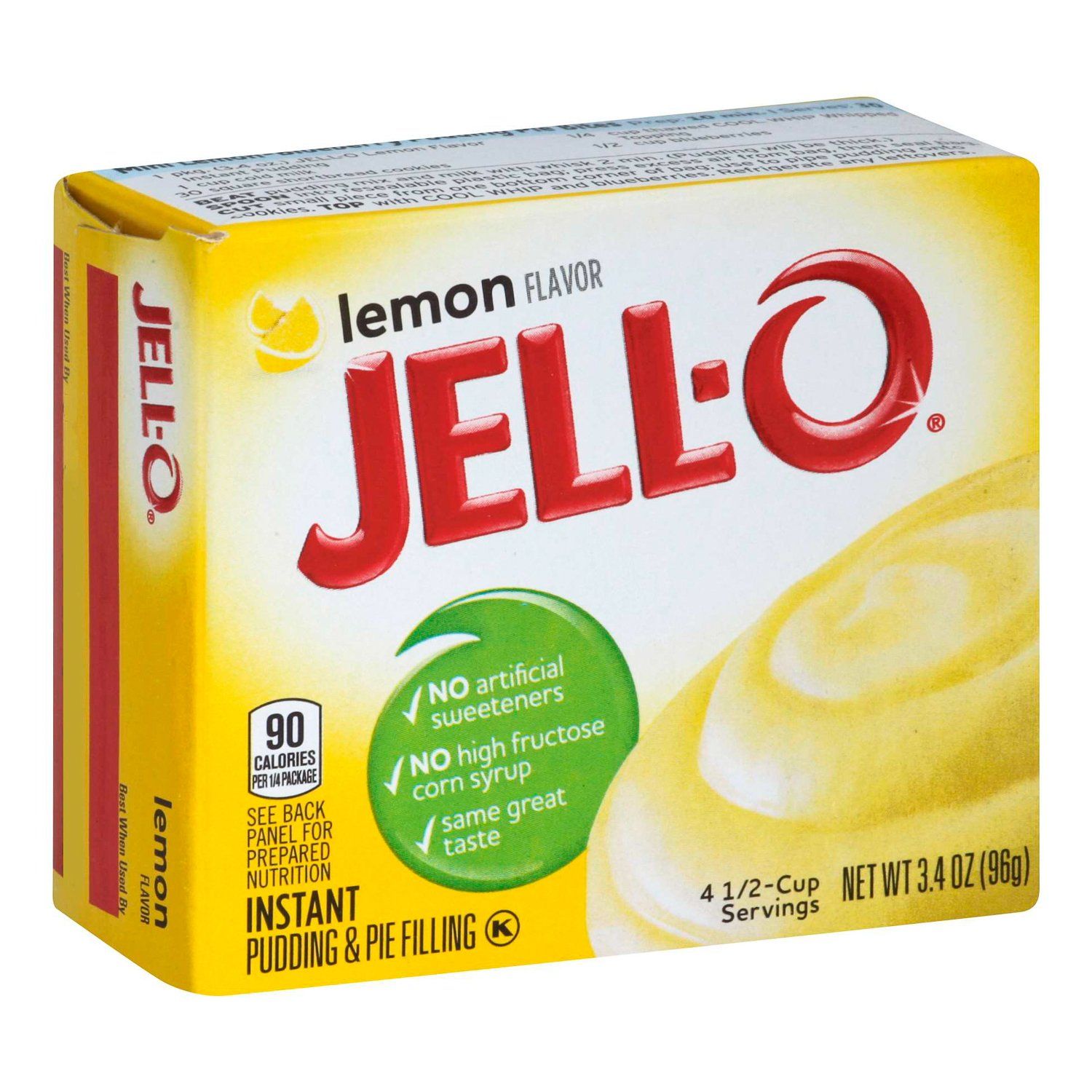Jell-O Instant Pudding & Pie Filling Mixes Jell-O Lemon 3.4 Ounce 