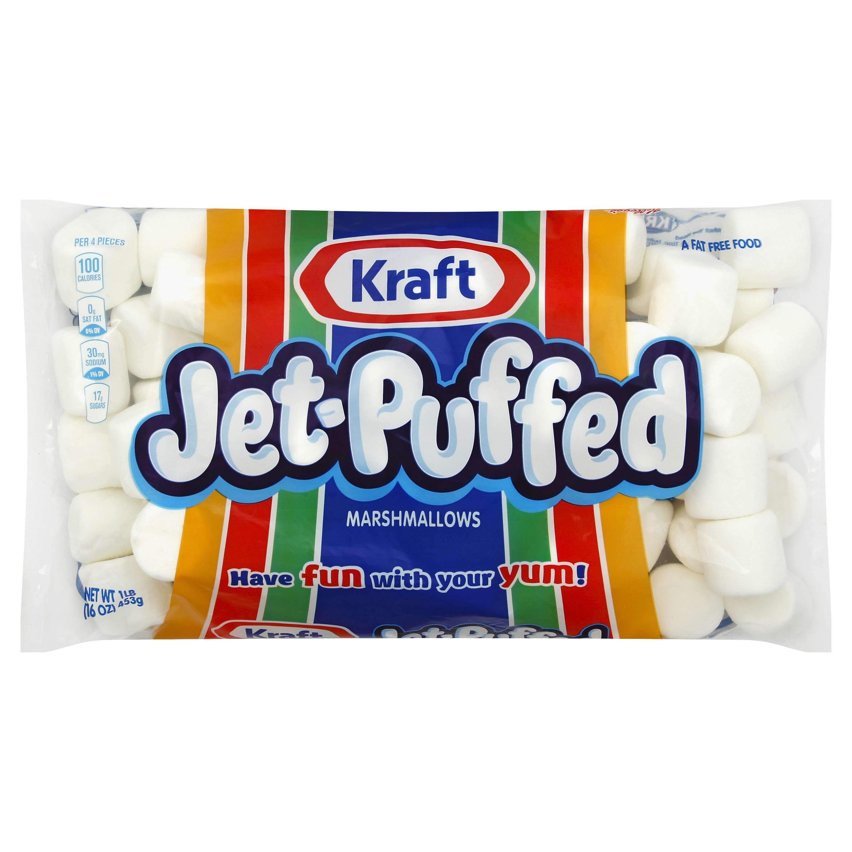 Jet-Puffed Marshmallow Kraft Regular 16 Ounce 