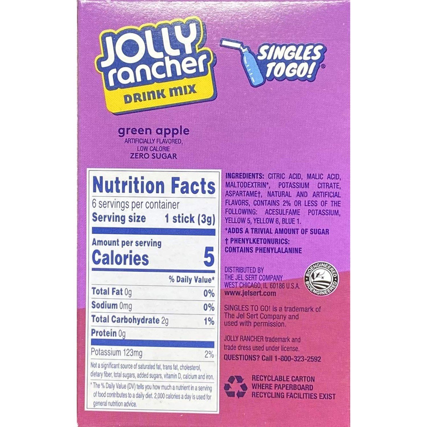 Jolly Rancher Singles to Go Drink Mix Jolly Rancher 