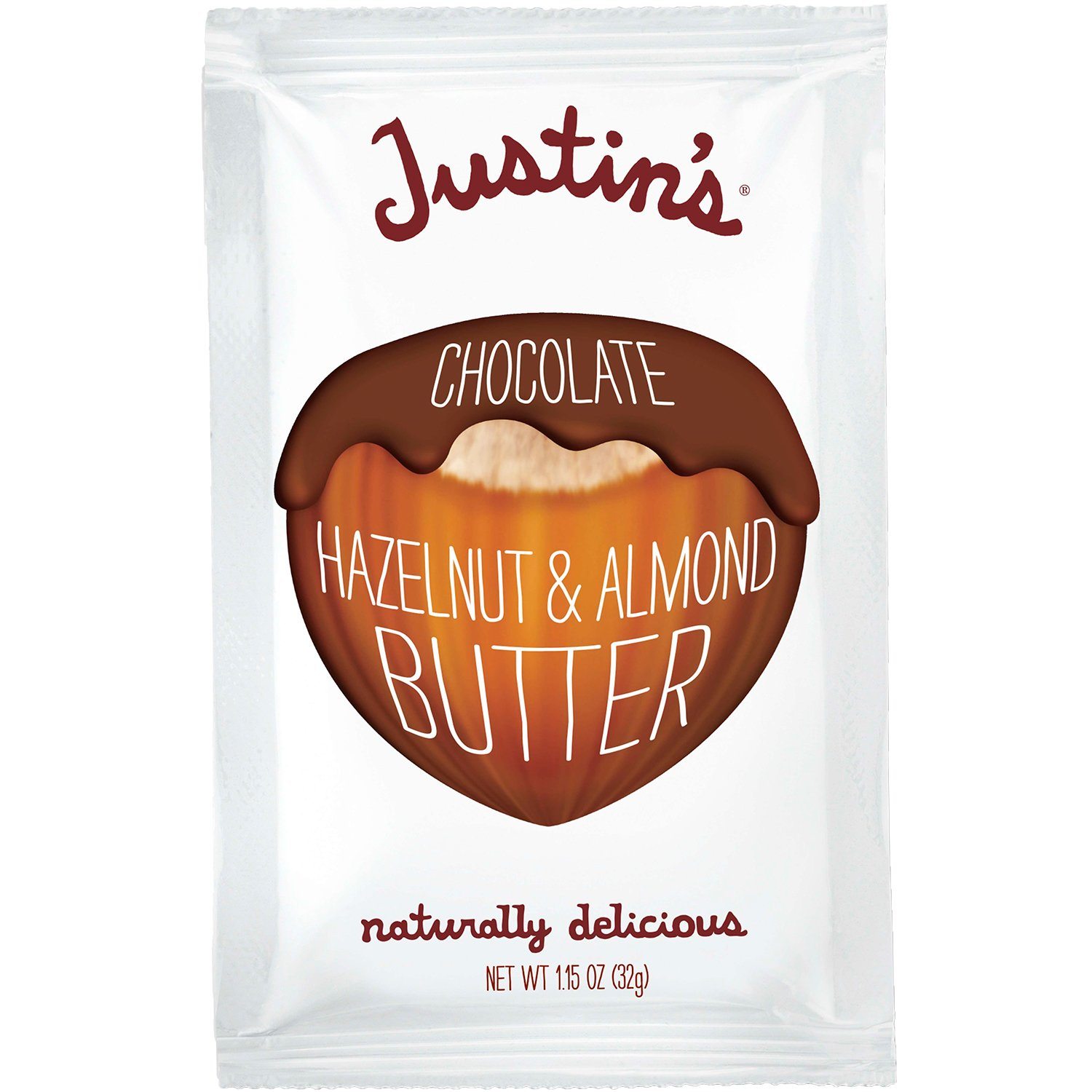 Justin's Nut Butter Squeeze Packs Justin's Almond Butter Chocolate Hazelnut 1.15 Ounce