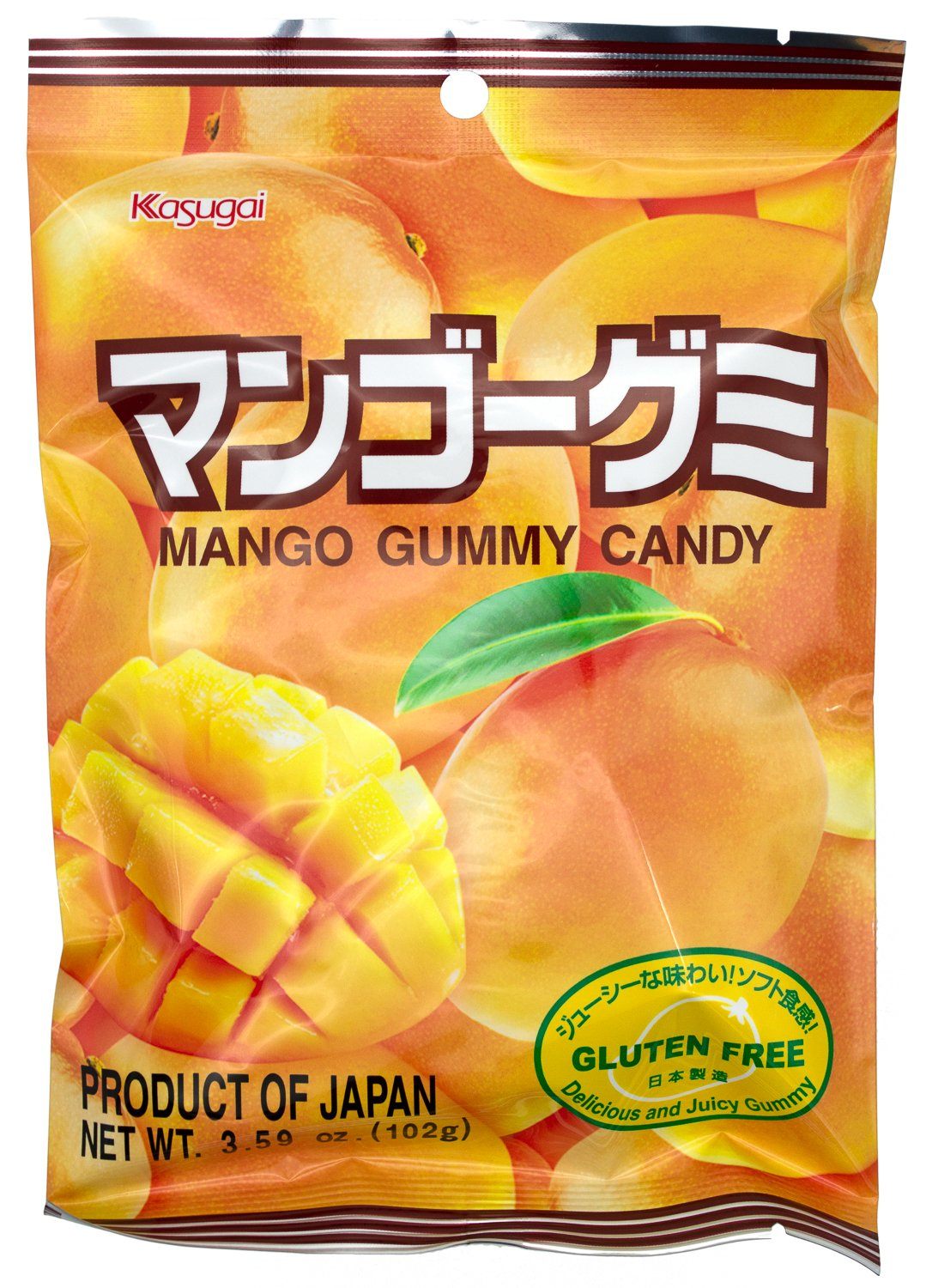 Kasugai Gummy Candy Kasugai Mango 3.59 Ounce 