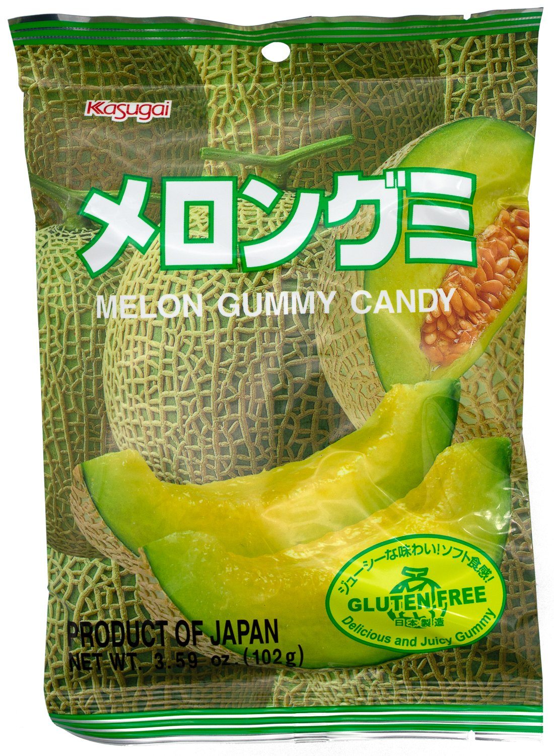 Kasugai Gummy Candy Kasugai Melon 3.59 Ounce 