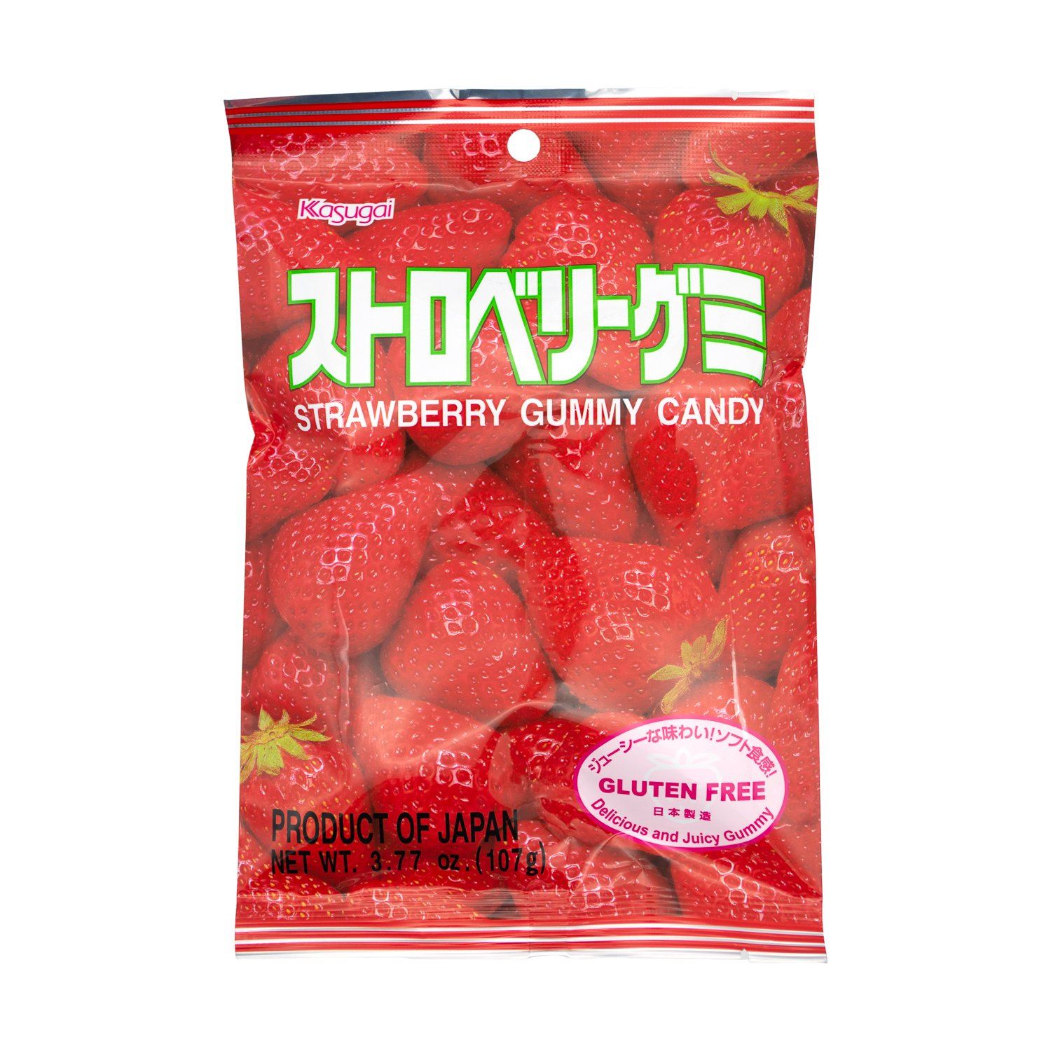 Kasugai Gummy Candy Kasugai Strawberry 3.77 Ounce 
