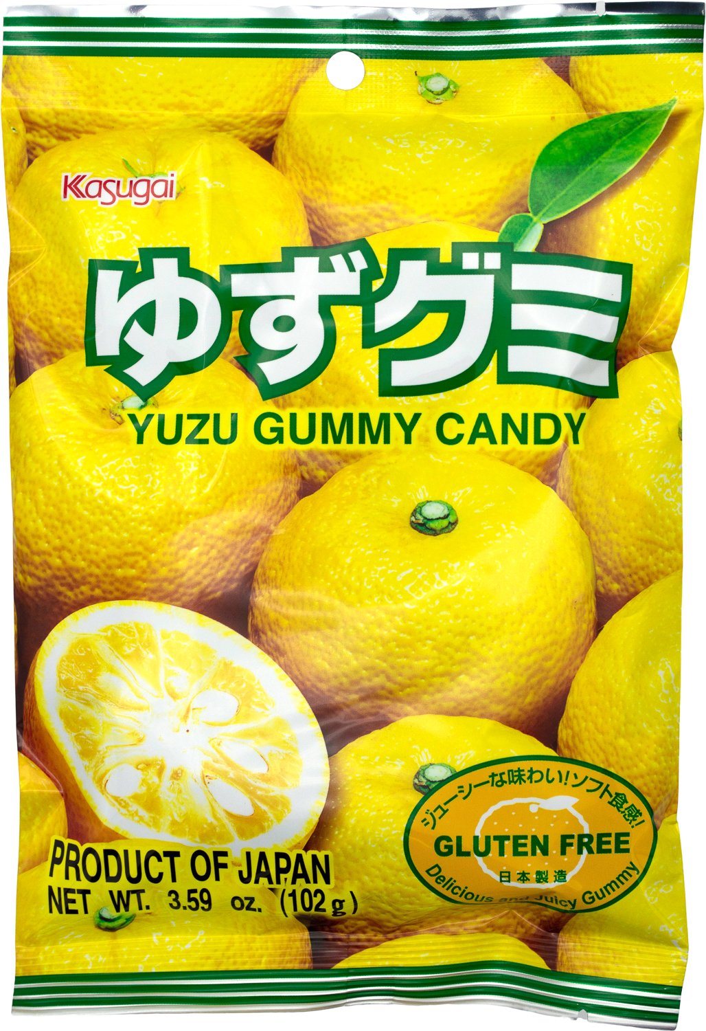 Kasugai Gummy Candy Kasugai Yuzu 3.59 Ounce 
