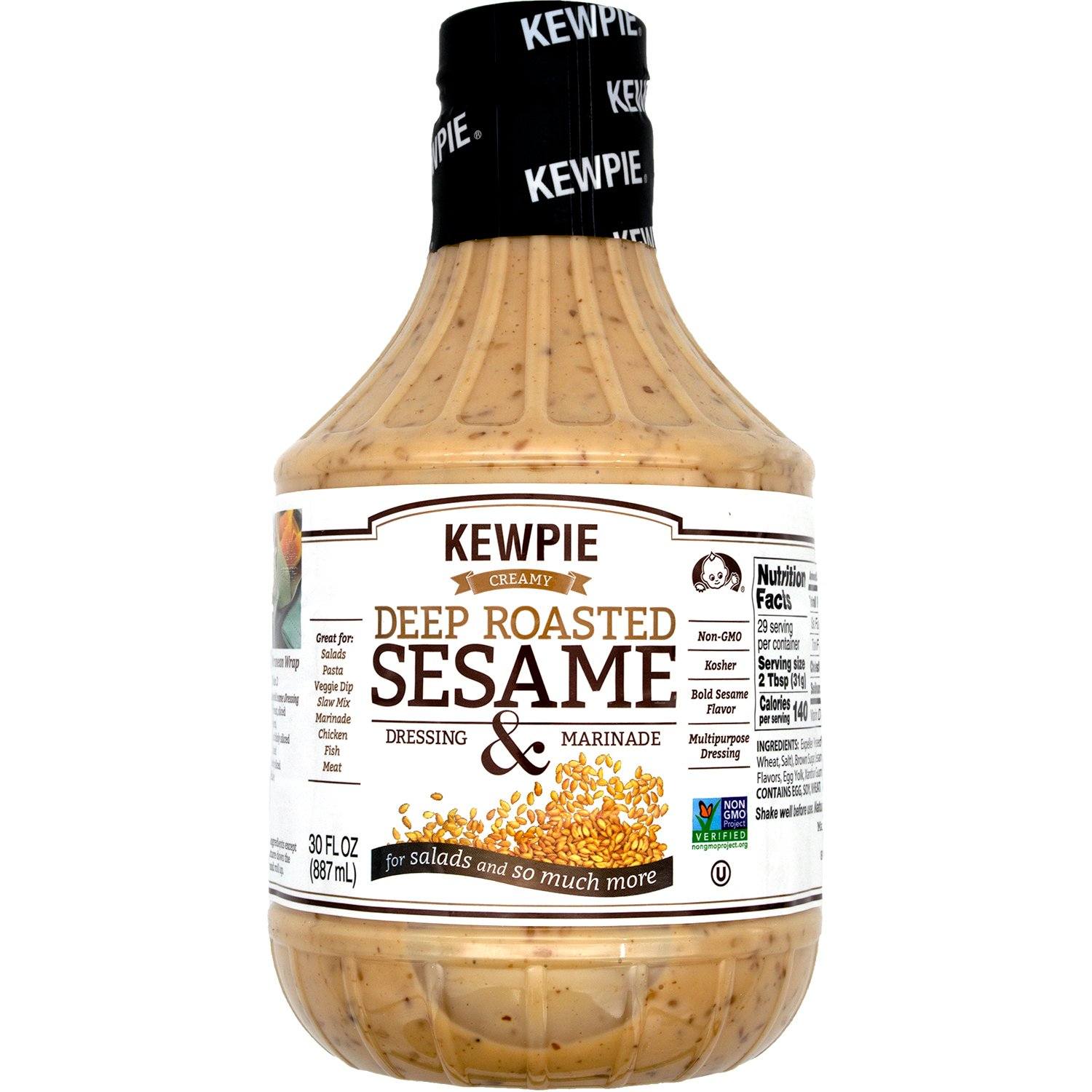 Kewpie Creamy Deep Roasted Sesame Dressing & Marinade Kewpie 30 Fluid Ounce 