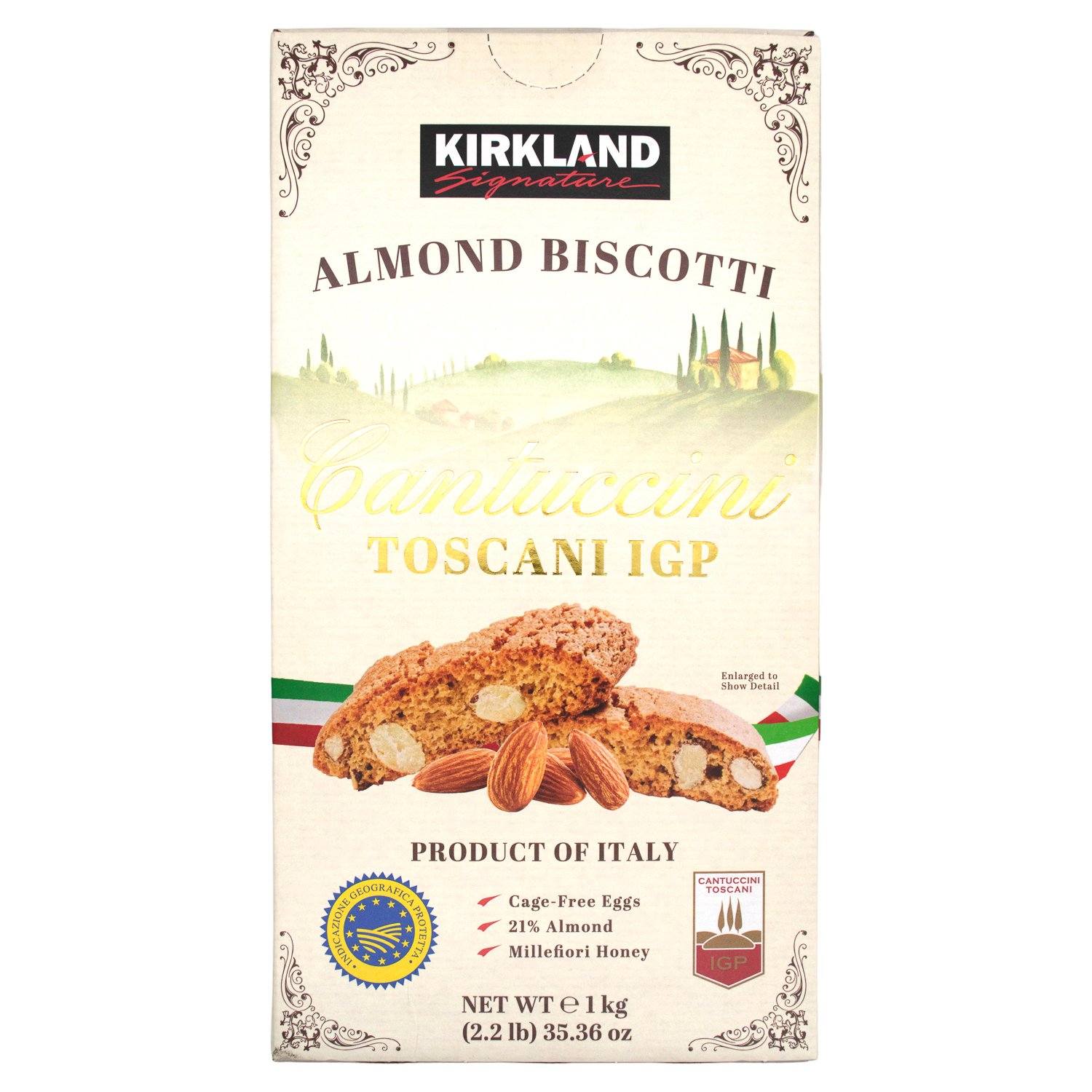 Kirkland Signature Almond Biscotti Kirkland Signature Cantuccini Toscani IGP 35.36 Ounce 