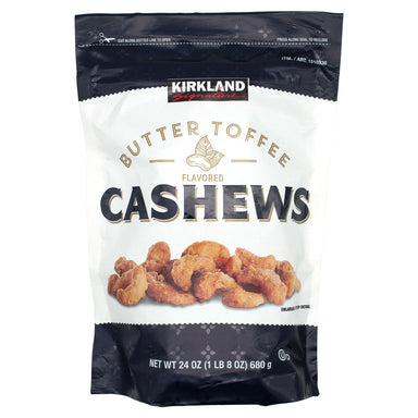 Kirkland Signature Butter Toffee Flavored Cashews Kirkland Signature Original 24 Ounce 