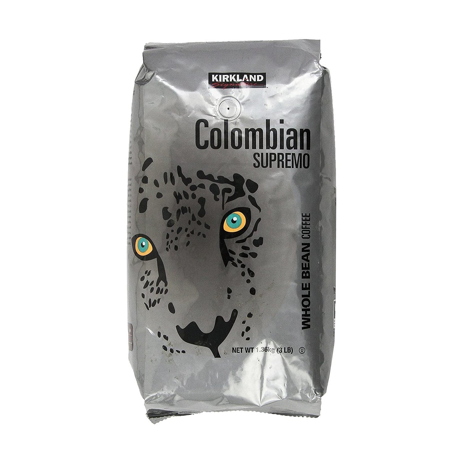 Kirkland Signature Colombian Supremo Coffee, Whole Bean, 3 lbs Kirkland Signature 